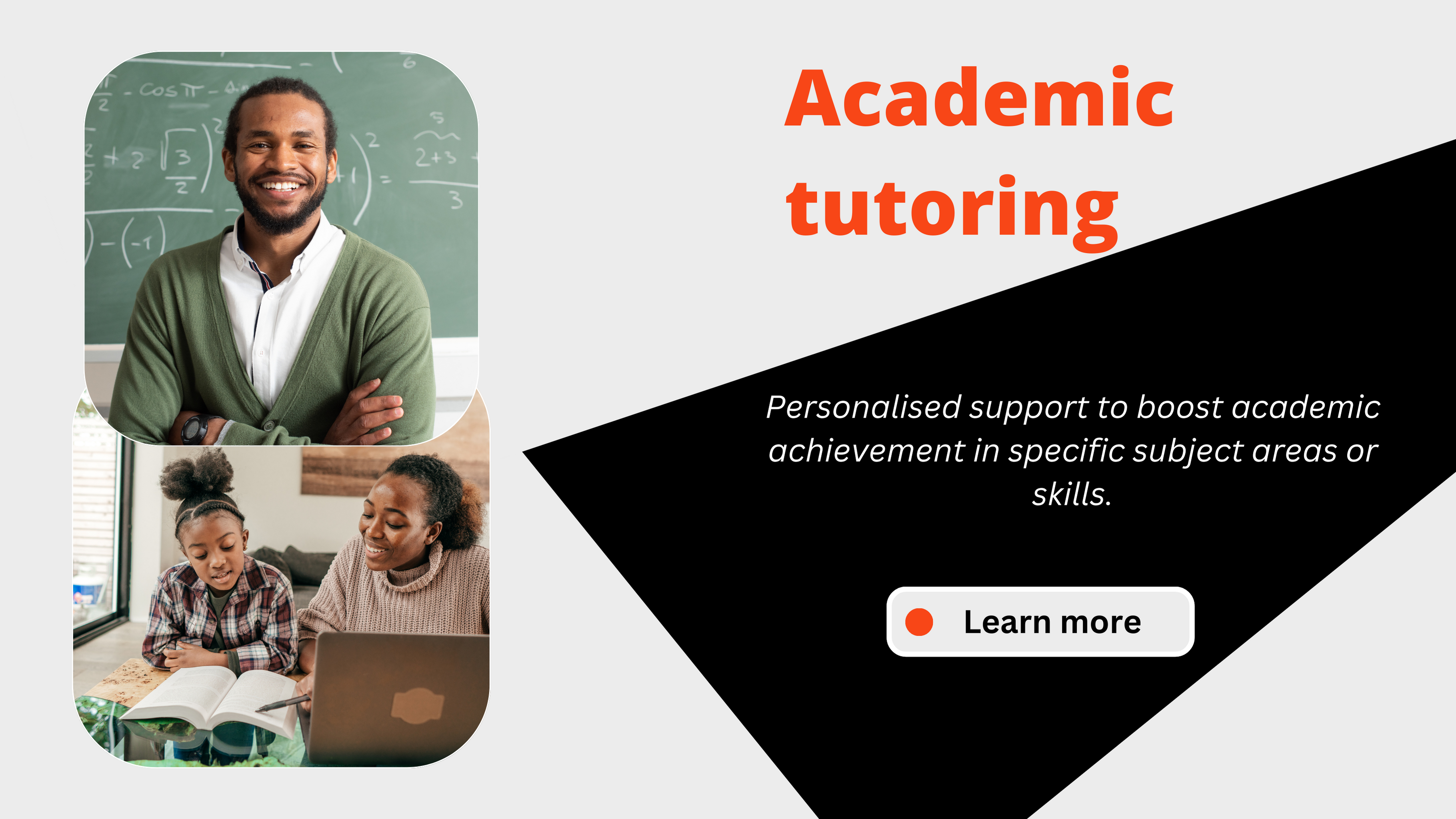 Academic tutoring banner